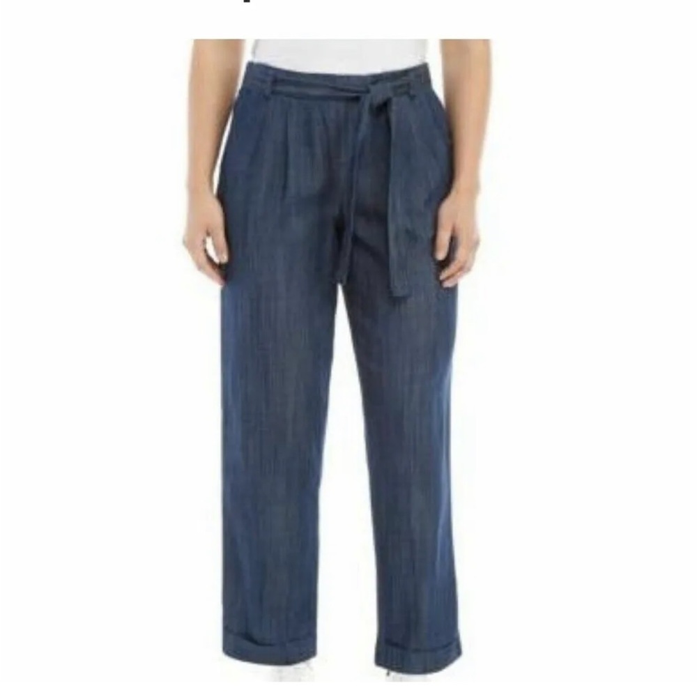 Rafaella Women’s Tencel Pants - Dark blue size 8
